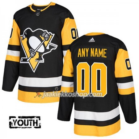 Lapsille NHL Pittsburgh Penguins Custom Adidas 2017-2018 Musta Authentic